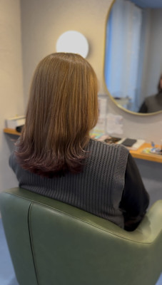 #レイヤー　#ミディアム　#ピンク