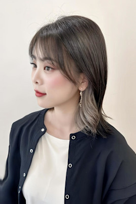 簡単イメチェン/イヤリングカラー/ダブルカラー	