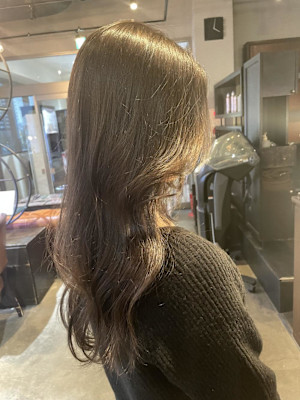 ベージュ/まろベージュ/ロングスタイル