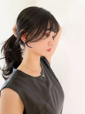 《Xena ria》毛流れで印象を変える◎韓国風後れ毛