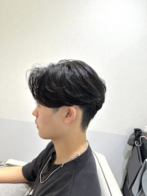 メンズ曲がる縮毛矯正○山地