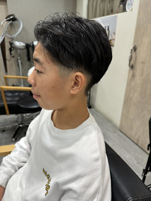 中学生マッシュヘア