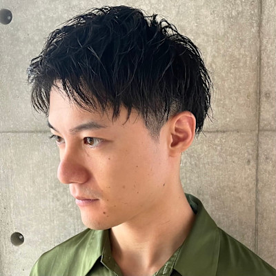 メンズカット 短髪 七三分け ツーブロック 刈り上げ