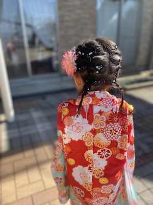 七五三ヘアセット
