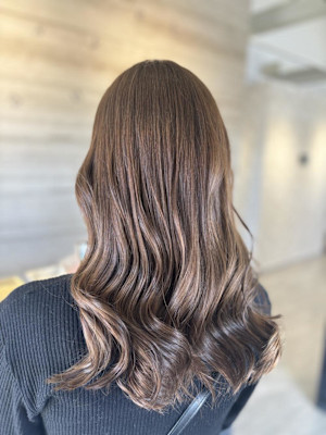 ベージュ系インナーカラー