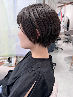 【稲垣】30代40代多毛の方もまとまるコンパクトショートボブ