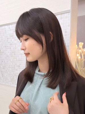 顔まわりカット/前髪/似合わせカット/レイヤーカット/銀座