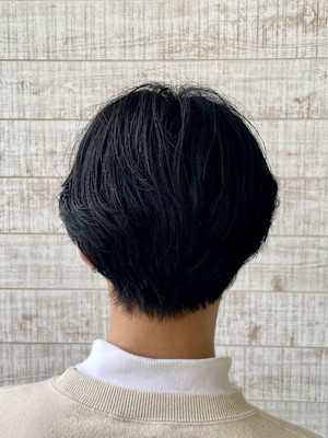 センターパート・ニュアンスパーマ