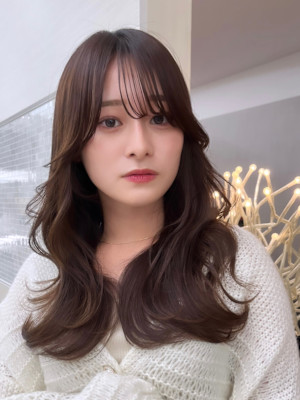 顔まわりカット/前髪/似合わせカット/レイヤーカット/銀座