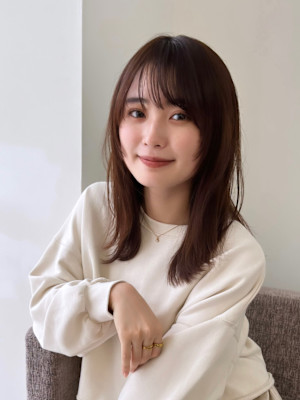 顔まわりカット/前髪/似合わせカット/レイヤーカット/銀座