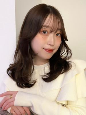 顔まわりカット/前髪/似合わせカット/レイヤーカット/銀座