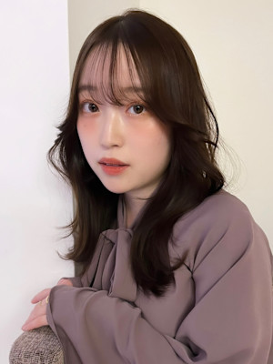 顔まわりカット/前髪/似合わせカット/レイヤーカット/銀座