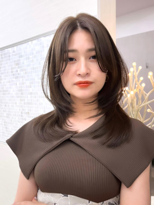 顔まわりカット/前髪/似合わせカット/レイヤーカット/銀座