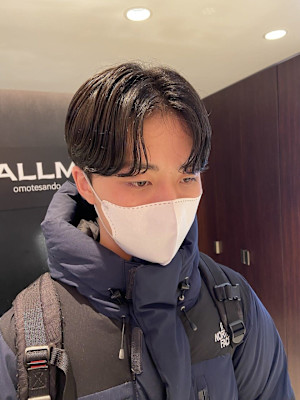 韓国風カルマパーマ 韓国ヘア メンズ 原宿 表参道