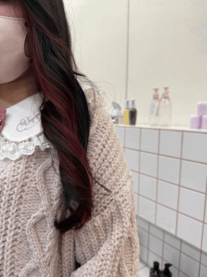 《花屋併設》インナーカラー