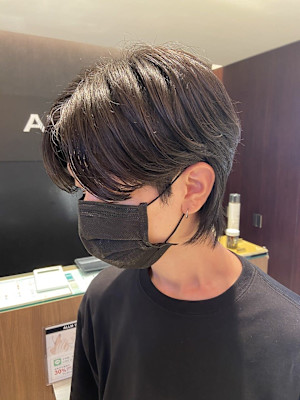 韓国風カルマパーマ 韓国スタイル メンズカット 原宿 表参道