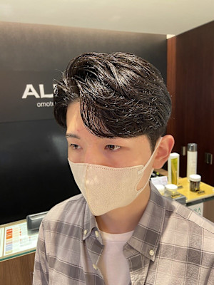 韓国ヘア ダウンパーマ 髪質改善 カルマヘア メンズ韓国ヘア