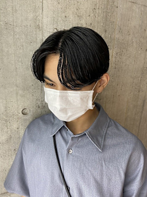 韓国風カルマパーマ 韓国スタイル メンズカット 原宿 表参道