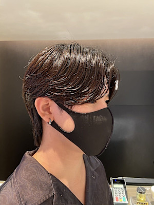 韓国風カルマパーマ 韓国スタイル メンズカット 原宿 表参道