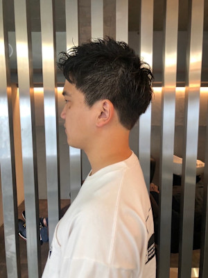 メンズカット/眉カット/ナチュラルパーマ