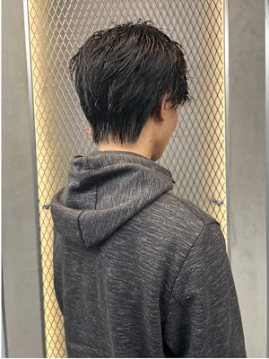 メンズカット/眉カット/ナチュラルパーマ