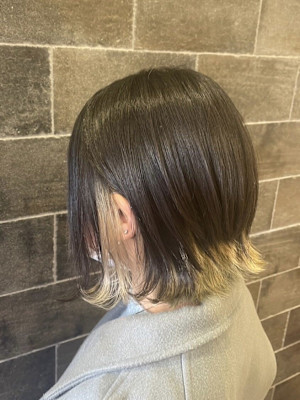 ベージュインナーカラー