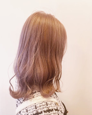 ブリーチ必須！ピンクベージュ