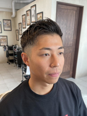 【30代 男性】ロンドンナチュラルツーブロ(大宮/バーバー)