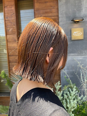 切りっぱなしボブ