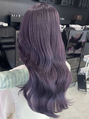 《Xena ria》ブリーチ必要◎ラベンダーグレー