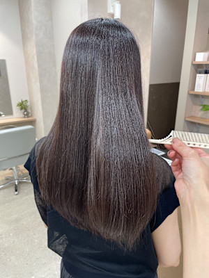 美髪コース　暗髪ツヤカラー