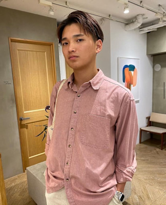 ベリーショート/ダークアッシュ/ニュアンスパーマ/栄/久屋