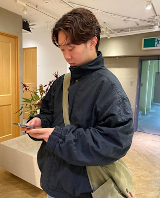 ベリーショート/ダークアッシュ/ニュアンスパーマ/栄/久屋