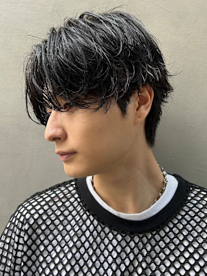 【aRietta大森】ニュアンスパーマ/ダークアッシュ/韓国