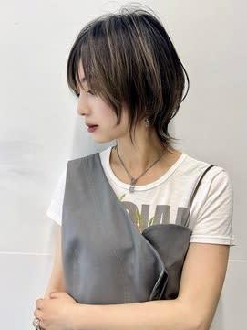 小顔ネオウルフ　ウルフカット　ショートウルフ　ウルフ