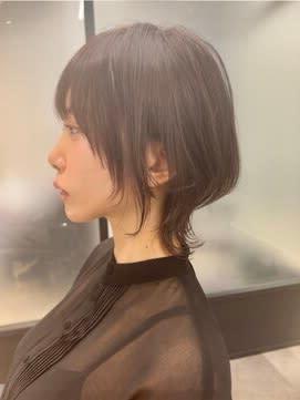 ショートウルフ　ボブウルフ ウルフカット