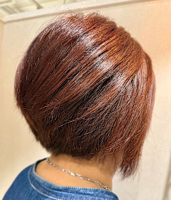 【明るく染まる白髪染め】白髪染めアルテマカラー×カット