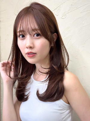 顔まわりカット/前髪/似合わせカット/レイヤーカット/銀座