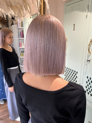 ホワイトベージュ/ハイトーン/ブリーチ/横浜