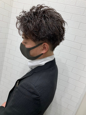 メンズ ツイストパーマ