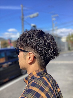 スパイラルパーマ／スパイラル／特殊パーマ／メンズパーマ