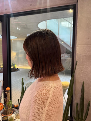 人気のぱっつんボブ