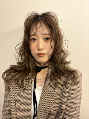 ミルクティーベージュ/ケアブリーチカラー/透明感ベージュ