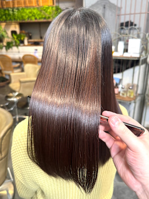縮毛矯正+髪質改善ヘアエステ 10代20代30代/仙台