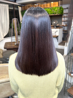 縮毛矯正+髪質改善ヘアエステ 10代20代30代/仙台