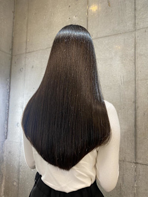 艶髪ロング/ブルーブラック/髪質改善/代官山駅/SAYURI