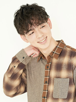 onk×メンズパーマ