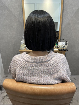 ♪ロングからバッサリボブ♪