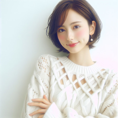 ★小顔似合わせカットうる艶髪美髪ナチュラルショートアッシュ系