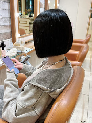 【Ｎｅｏｌｉｖｅｋｕｔａ町田店】切りっぱなしボブ